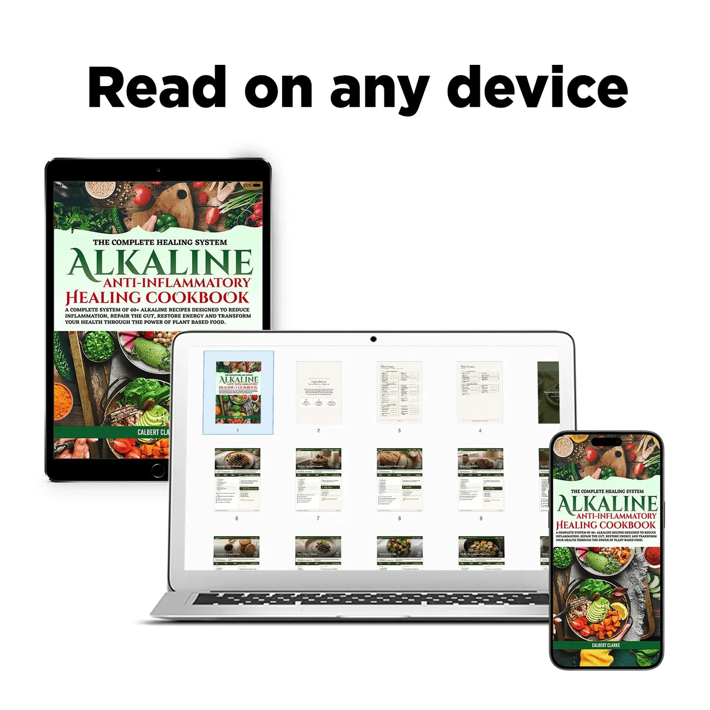 The Alkaline Anti-Inflammatory Healing Cookbook + The Eat to Heal System™